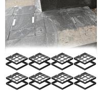 Cubierta de drenaje invisible y duradera, ideal para uso en interiores y exteriores, tapa de tanque séptico, gestión de aguas residuales, asas ocultas para un fácil manejo, perfecto para patio y