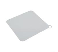 Cubierta de drenaje para baño y fregadero con silicona gruesa, sello flexible no deformable y protección de drenaje mejorada (blanco, 20 cm)