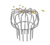 Cubierta de drenaje para exteriores, protector de hojas y protector de cuenca, drenaje a prueba de daños, para ducha, piscina, sistemas de desbordamiento, patio, RV, garaje, conducción, 4,33 x 4,13