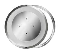 Cubierta de drenaje para exteriores, rejilla de instalación oculta, adecuada para patios, césped, aceras, 40 x 12 cm, solución de drenaje y diseño elegante