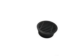 Cubierta de drenaje plana redonda para salidas de drenaje de 3 y 4 pulgadas, rejilla de canalón de suelo de PVC para balcón, baño, drenaje de alcantarillado, trampa de desechos de filtración eficiente