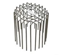 Cubierta de drenaje redonda de acero inoxidable para drenaje de techo, balcón, suelo, jardín, extremos de tubo de escape, prevención de desechos (90 mm)