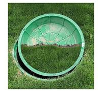 Cubierta de Drenaje Redonda Hecha de polímero con Suelo, diseño Invisible para Tanques sépticos y jardín, Duradero, Alta Capacidad de Carga, grön, Ø 40-100 cm