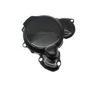 Cubierta de Encendido de Motocicleta Protector magnético de estator de Motor Protector de Fibra de Carbono 2024 Compatible con EXC XCW TE EXCF XCFW FE ECF ES TC(CI54)