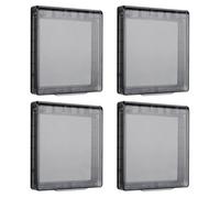 Cubierta De Enchufe De Interruptor De 4 Piezas, Cubierta De Enchufe Impermeable, Cubierta De Protección De Enchufe De Plástico, Cubierta De Enchufe De Baño, Accesorios De Enchufe De Interruptor