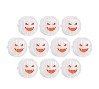 Cubierta de enchufe de salida,Cubiertas de enchufe,10X Tapa de salida de sonrisa fantasma | Protector de enchufes de seguridad para el hogar, protectores de tomas de corriente a prueba de niños para t