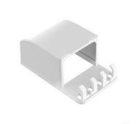 Cubierta de enchufe para exteriores resistente a la intemperie con cerradura y gancho, caja protectora transparente para placa de pared tipo 86, protector de lluvia para toma de corriente de jardín y