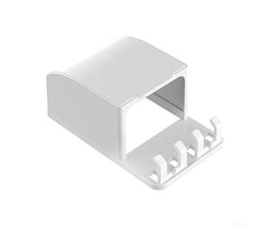 Cubierta de enchufe para exteriores resistente a la intemperie con cerradura y gancho, caja protectora transparente para placa de pared tipo 86, protector de lluvia para toma de corriente de jardín y