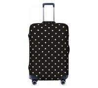 Cubierta de Equipaje Funda for maleta con lunares dorados, protector de viaje en crucero con estampado Vintage, suministros de equipaje, fundas for equipaje, fundas for maletas, funda for maleta de eq