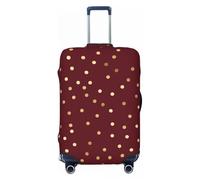 Cubierta de Equipaje Funda for maleta con lunares dorados, protector de viaje en crucero con estampado Vintage, suministros de equipaje, fundas for equipaje, fundas for maletas, funda for maleta de eq