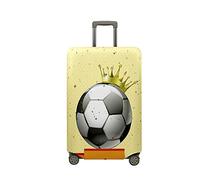 Cubierta de Equipaje, Mateju Funda Maleta 18-32 Pulgadas Lavable Funda de Maleta 3D Cubierta de Equipaje Protectora con Cremallera para Affaires, Voyages (Fútbol campeones,M)