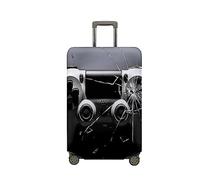 Cubierta de Equipaje, Mateju Funda Maleta 18-32 Pulgadas Lavable Funda de Maleta 3D Cubierta de Equipaje Protectora con Cremallera para Affaires, Voyages (Gamepad Fragmentos,S)