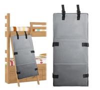 Cubierta de escalera para litera, 78 x 38 cm, de Oxford 600D, con hebillas ajustables, plegable, cubierta de escalera para niños, para protección contra la escalada, color gris