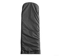Cubierta de escalera plegable negra 210d tela Oxford funda protectora para jardín escalera lluvia sol polvo escudo 50 x 154 x 6,5 cm (50 x 154 x 6,5 cm)