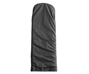 Cubierta de escalera plegable negra 210d tela Oxford funda protectora para jardín escalera lluvia sol polvo escudo 50 x 154 x 6,5 cm (50 x 124 x 6,5 cm)