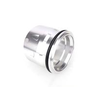 Cubierta de escape de aluminio for motocicleta, silenciador, extremo trasero for Yamaha Tmax530, Tmax500, Tmax, T-MAX 530/500 CNC 2008-2016(Silver)