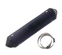 Cubierta de escape de motocicleta Protector de tubo de escape TPI para KTM EXC 250, 300, EXC250, EXC300, XC, XCW, protector térmico para motocross. Térmica para tubo(Black)