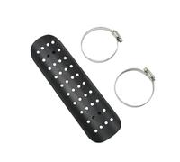 Cubierta de escape de motocicleta Térmica para tub Protector térmico para motocicleta, silenciador de escape, protector de aislamiento para accesorios de motocicleta,(Black)
