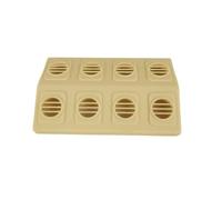 Cubierta de escotilla de resina sin pintar 80 × 50 × 11 mm - Modelo de barco/barco actualización pieza de decoración (3 piezas)