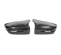 Cubierta de espejo Brilluxa, carcasa del ala lateral compatible con M5 F90 2018-2020 LHD, juego de carcasa de visor trasero de fibra de carbono, protector de tapa del espejo de la