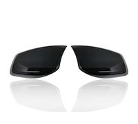 Cubierta De Espejo Coche Estilo M Retrovisor Lateral Embellecedor Para BMW E60 E61 2003-2008 Tapas(Black 1 Pair)