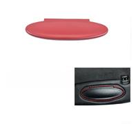 Cubierta de espejo cosmético para visera solar compatible con Porsche para Boxster 986 987 para Cayman 987 para Gt3 996 997 Carrera Targa Panel de tocador interior color beige (rojo)