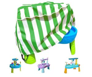 Cubierta de espejo de agua, cubierta para mesa de agua para niños, resistente al polvo, 2 pasos para niños, resistente al agua, resistente al polvo