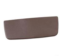Cubierta de espejo de maquillaje para Porsche 911 718 981 982 991 992 modelos negro beige marrón pc ABS Shell 98173103128 (marrón)
