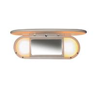 CUBIERTA DE ESPEJO DE VISOR SORN - VÍA DE TORNILLO VER VISOR ESPEJO SEMPLACE PARA CUENTAS IZQUIERDA Y DERECHA, ACCESORIO DE VEHÍCULO PRÁCTICO para camiones y coches, ideal para desplazamiento