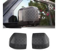 Cubierta de espejo retrovisor de ABS para Land Rover Defender 90/110/130 2020-2024, color negro mate, protección contra arañazos, fácil montaje con cinta adhesiva, compatible con