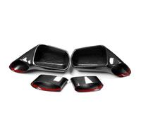 Cubierta De Espejo Retrovisor Fibra Carbono Auténtica Para Corvette C7 Stingray ZR1 Z06 Z51 Coupé Convertible 2014-2019 Tapas para espejos