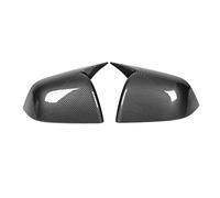 Cubierta de espejo retrovisor lateral, tapas de espejo retrovisor Exterior de puerta de alto brillo para 2020 a 2023 (Estilo de fibra de carbono)