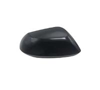 Cubierta de espejo retrovisor para Corolla 2019-2023, carcasa de espejo retrovisor para decoración exterior de coche (Mica blanca, derecha) (mica/negra)