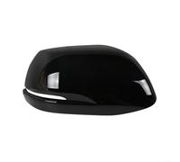 Cubierta de espejo retrovisor para Honda Accord 2014-2017 ABS Snap-On Wing Cap Door Housing Shell calcomanía ajuste sin costuras resistente a los rayos UV actualización rápida elegante acento (negro