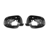 Cubierta De Espejo Retrovisor Para Mitsubishi Para Outlander 2013-2018 Carcasa De Espejo Lateral Marco Vidrio Soporte Embellecedor Sin Orificio Para Cámara(2PCS left and right)