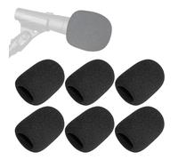 Cubierta de Esponja Micrófono, Fundas de Esponja para Shure SM58, Micrófono Cortavientos para Reducir los Ruidos de Viento y las Explosivas(6 Piezas)