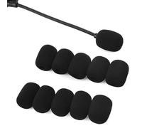 Cubierta de espuma mini micrófono - parabrisas esponja universal para micrófonos portátiles o de estudio, protección del polvo compacta para cantar, streaming, reuniones | Accesorio de audio protector