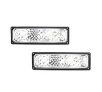 Cubierta De Faro Delantero Carcasas De Luces Direccionales Para Parachoques Delantero Coche Para GMC Para Suburban Para Yukon 1994-1999 Para C/K 1988-1999 5976838 5976837(Clear Lens)