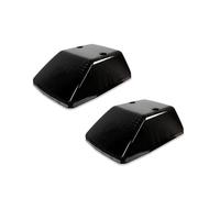 Cubierta De Faro Delantero Para Benz W463 Clase G G500 G550 G55 G63 G65 Para AMG 1990-2018 2 Piezas De Carcasa Luz Esquina Intermitente Guardabarros Delantero(Gloss Black Lens)