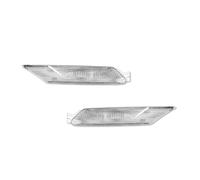 Cubierta De Faro Delantero Para Mazda RX-8 2004-2008 Parachoques Delantero Luz De Posición Lateral Giro Estacionamiento Carcasas Lámpara Bengala Guardabarros(Clear Lens)