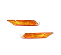 Cubierta De Faro Delantero Para Mazda RX-8 2004-2008 Parachoques Delantero Luz De Posición Lateral Giro Estacionamiento Carcasas Lámpara Bengala Guardabarros(Amber Lens)