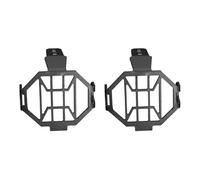 Cubierta de faro motocicleta Para VOGE DSX 625 525 800 DSX625 DSX525 DS625X DSX800 Motocicleta Foglight Cubierta Rejilla Protectora Lámpara Antiniebla Protector Luz(Black)