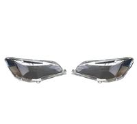 Cubierta De Faro Reemplazo De Cubierta De Faro Delantero Para Opel Para Astra 2009 2010 2011 Lente De Faro Delantero De Coche Carcasa Automática OUSDUO(2PCS left and right)