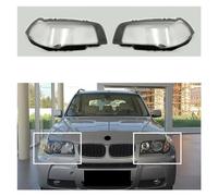 Cubierta de faros de coche, carcasa de lente transparente, pantalla de lámpara de lente de faro Compatible con B-MW X3 E83 2003-2011