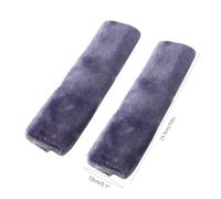 CUBIERTA DE FELPA PARA ARNÉS DE ASIENTO DE SEGURIDAD PARA COCHE ALMOHADILLA SUAVE PARA EL HOMBRO 2PCS ALIVIO INSTANTÁNEO DE LA PRESIÓN Y ROZAMIENTOS PARA LOS CONDUCTORES (GREY)