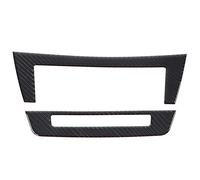 Cubierta De Fibra De Carbono Para Panel Central W204 Estilo Clásico Protección Antiarañazos Y Polvo Acabado 3D Cristalizado Y Elegante Fácil Instalación
