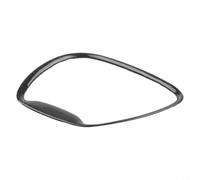 Cubierta de fibra de carbono para volante para Dodge/para Challenger / 2015 a 2021, panel de decoración interior negro brillante, accesorio de protección
