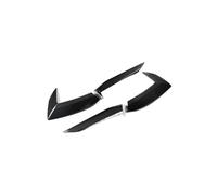 Cubierta de fibra de carbono seca para manija de puerta exterior de coche, moldura de ventilación para guardabarros, compatible con accesorios Chevrolet Corvette C8 2020-2023, color negro