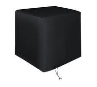 Cubierta de filtro de arena Oxford 210D para Intex para bomba de piscina Krystal transparente, funda de protección contra el polvo impermeable, negro, 16.9 x 12.6 x 15.3 pulgadas (26.7 x 26.7 x 28.34