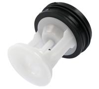 Cubierta de filtro de bomba de drenaje para lavadora, pieza de repuesto compatible con Bauknecht, Whirlpool, Indesit, 481248058385 / C00312342